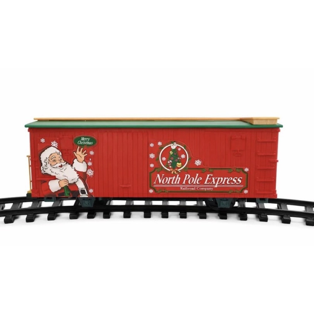 North Pole Express Christmas Train Box Car EZTEC
